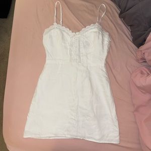 White short extra small dress